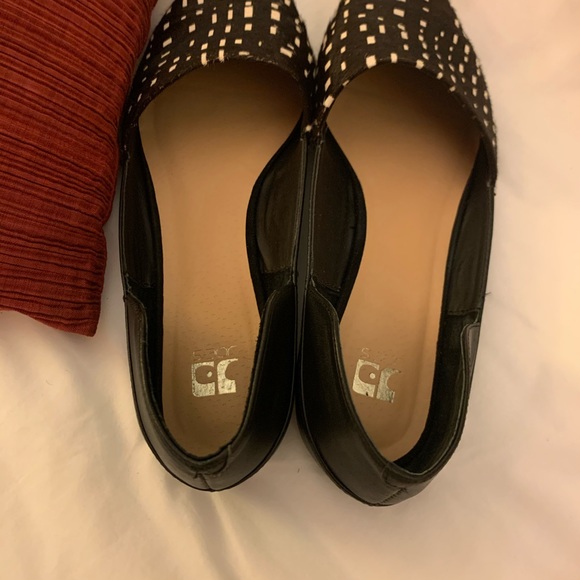 Joe’s Jeans Mule Slides Flats Black Animal Print - Picture 6 of 8